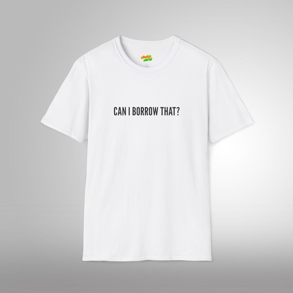 (QR Code) Can I Borrow That Men's Tee