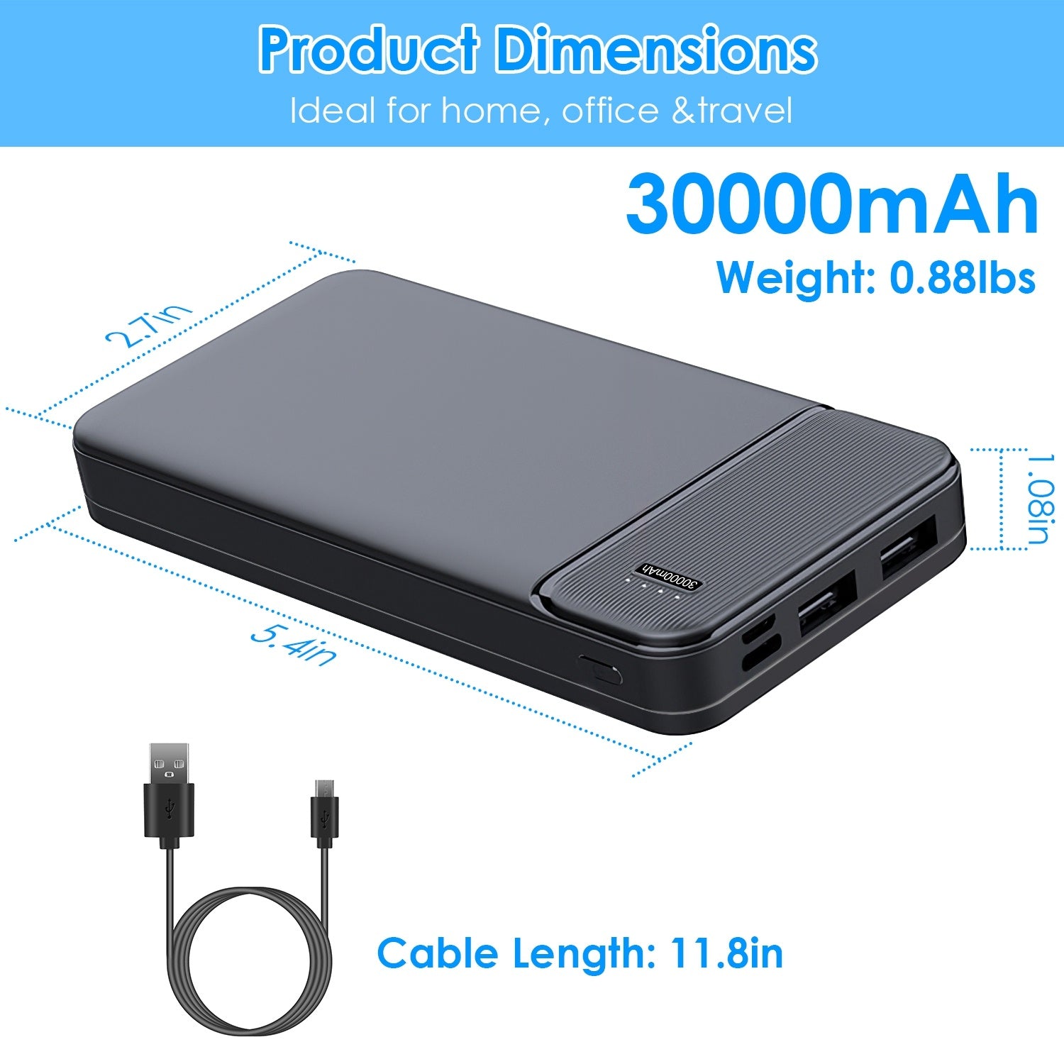 Power Bank - 30000 mAh / 20000 mAh / 10000 mAh