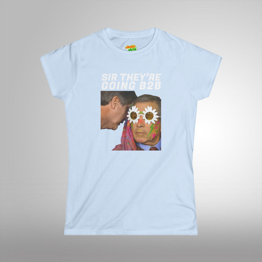 (QR Code) Sir They're Going B2B Women's Tee
