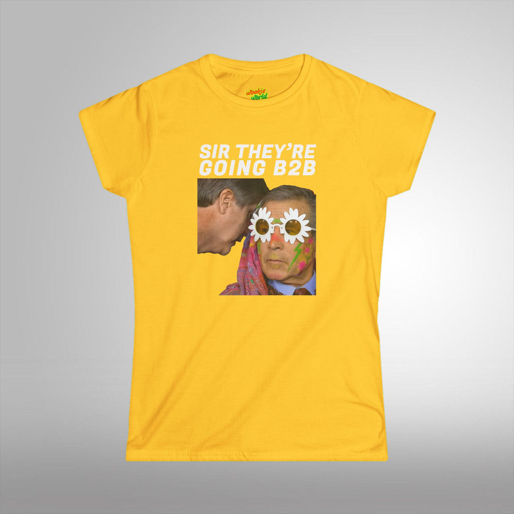 (QR Code) Sir They're Going B2B Women's Tee