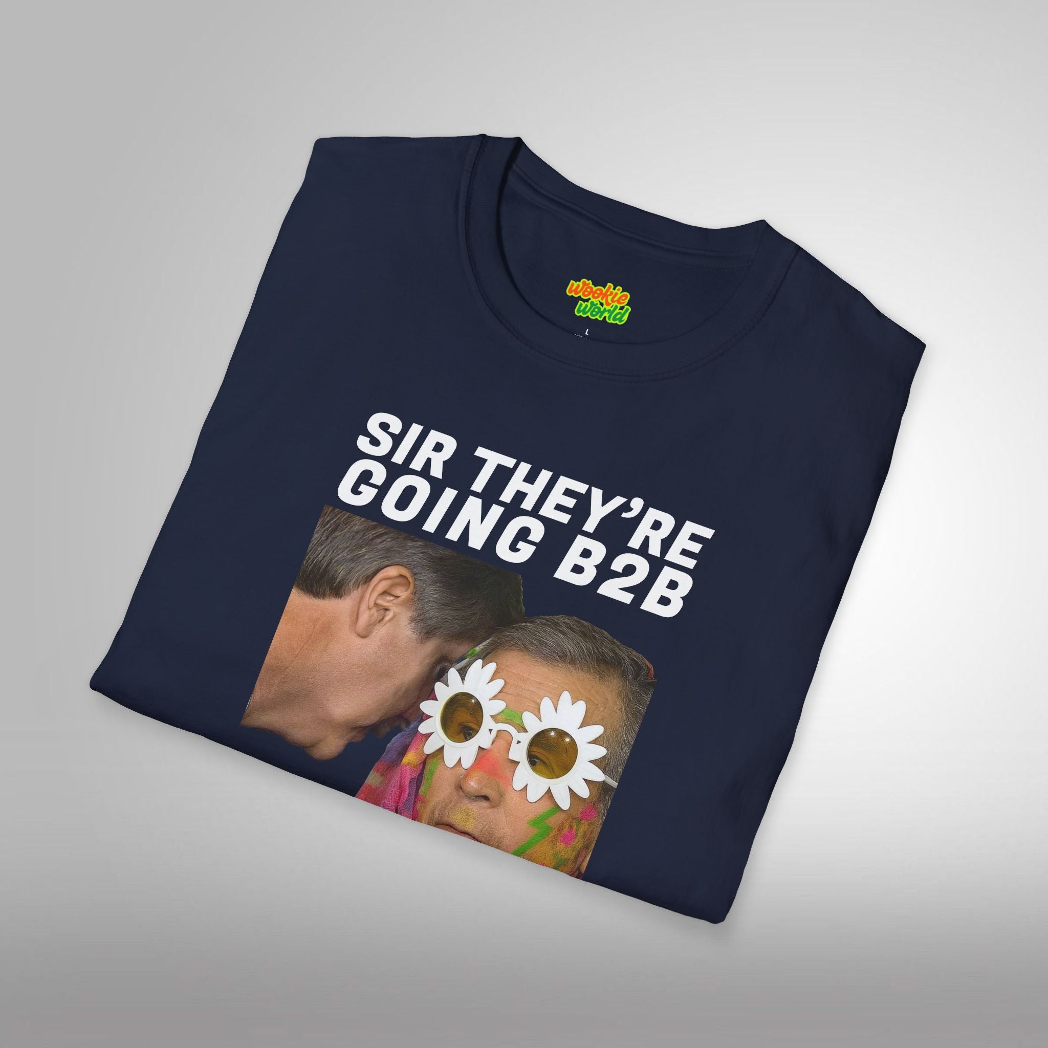 (QR Code) Sir They're Going B2B Men's Tee