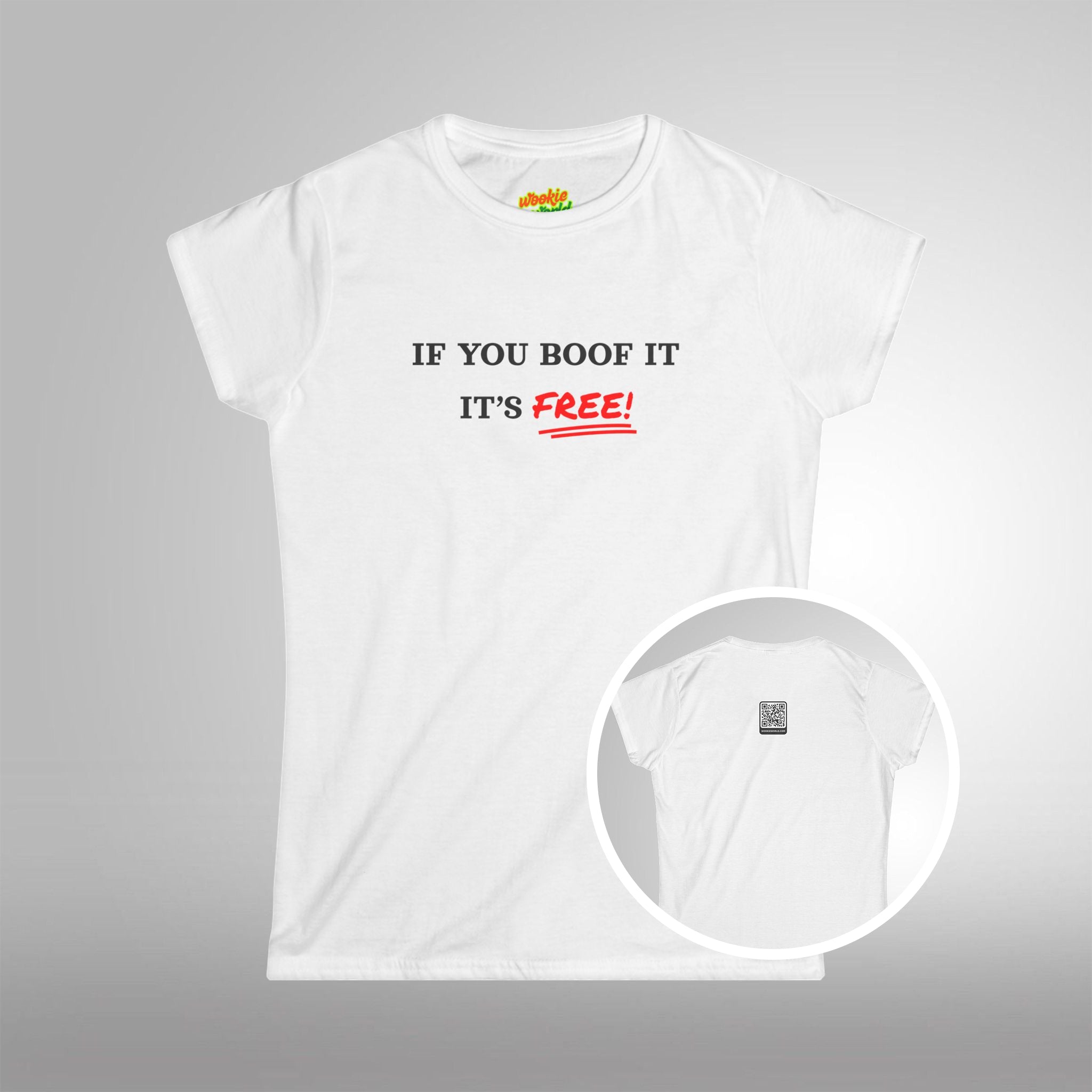 (QR Code) If You Boof It It's Free Women's Tee