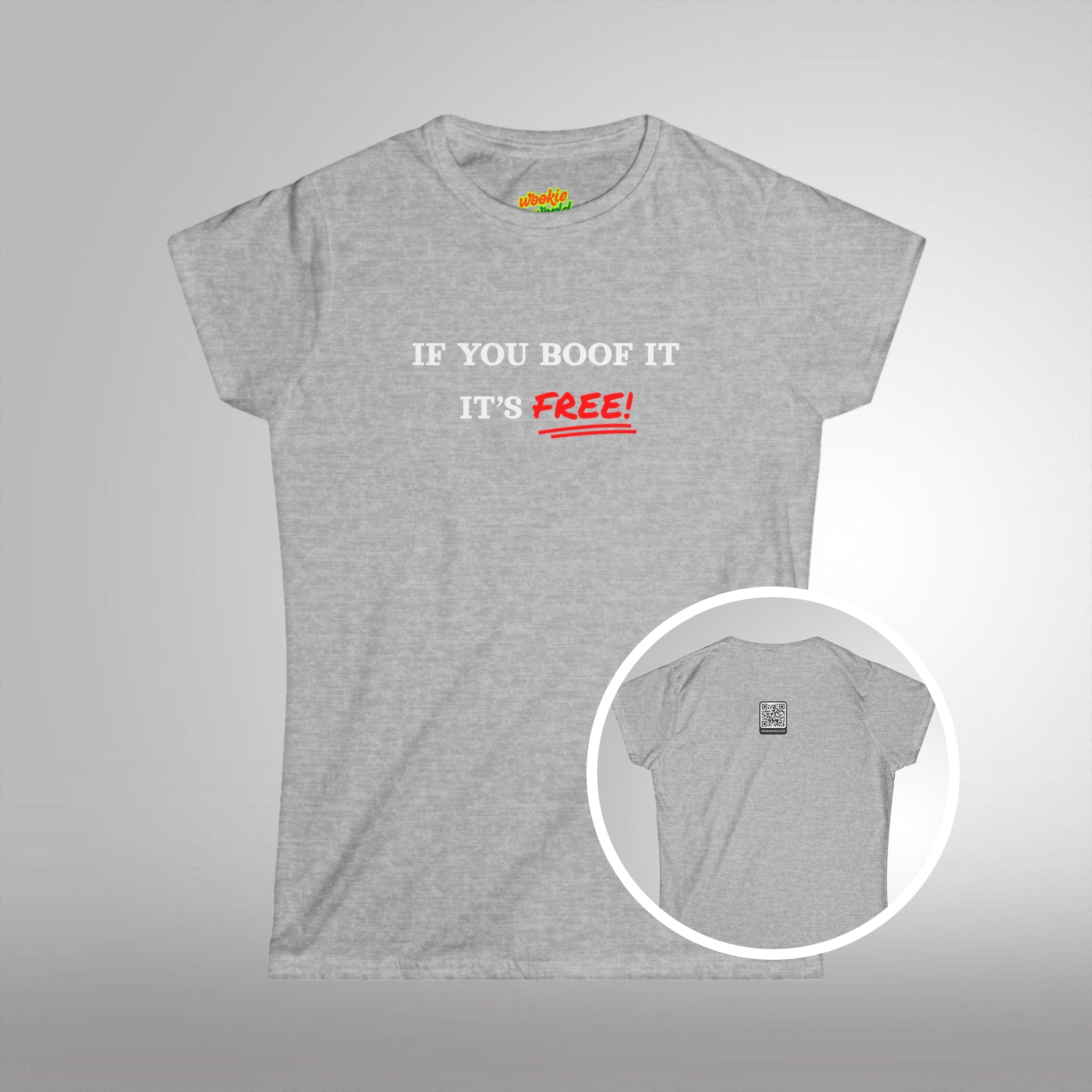 (QR Code) If You Boof It It's Free Women's Tee