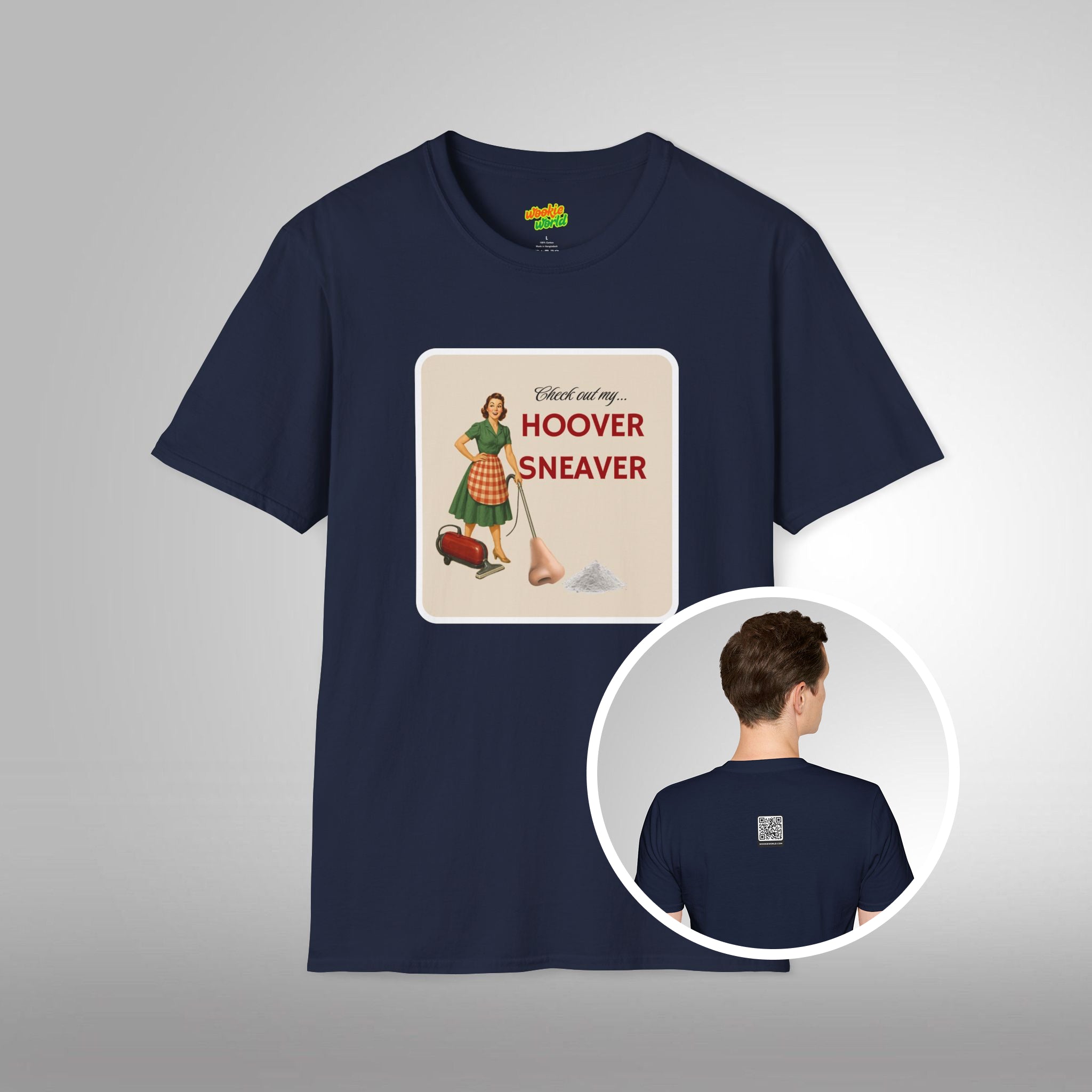 (QR Code) Hoover Sneaver Men's Tee