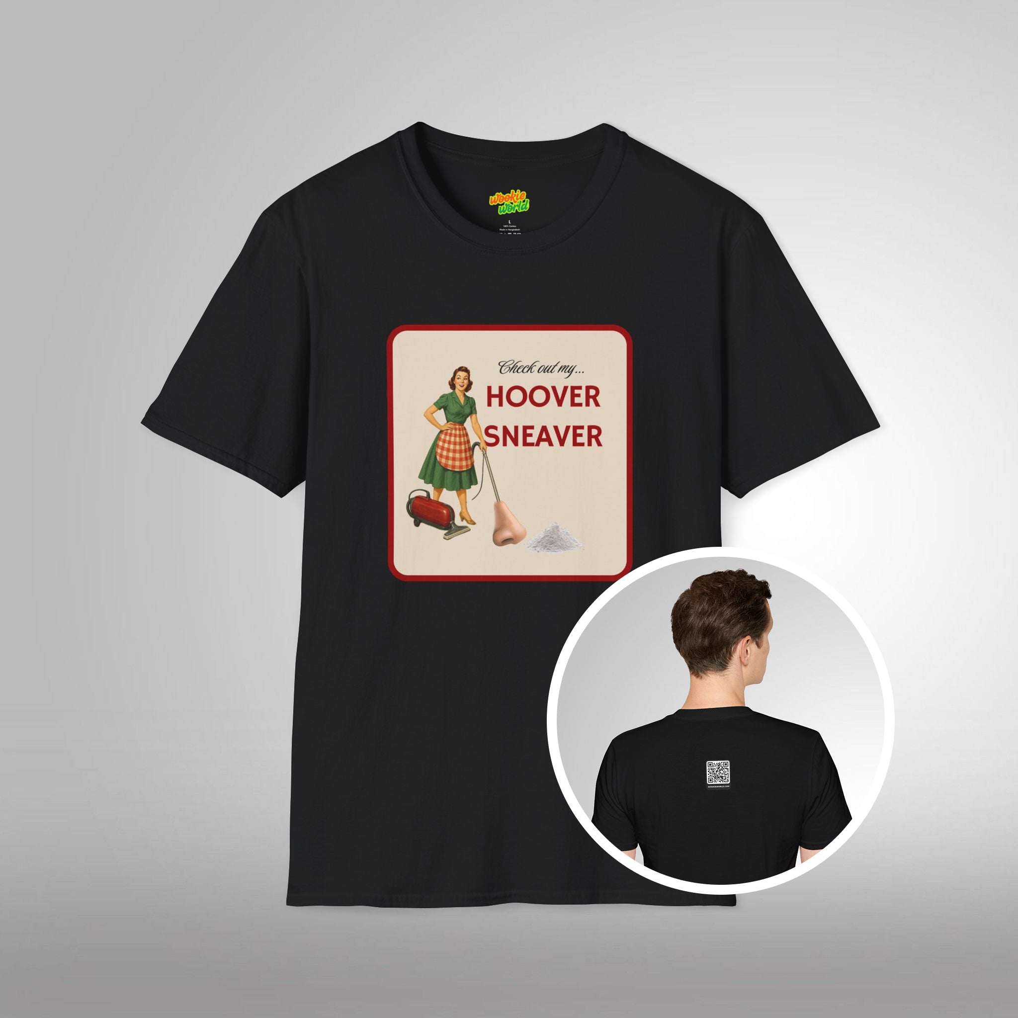 (QR Code) Hoover Sneaver Men's Tee