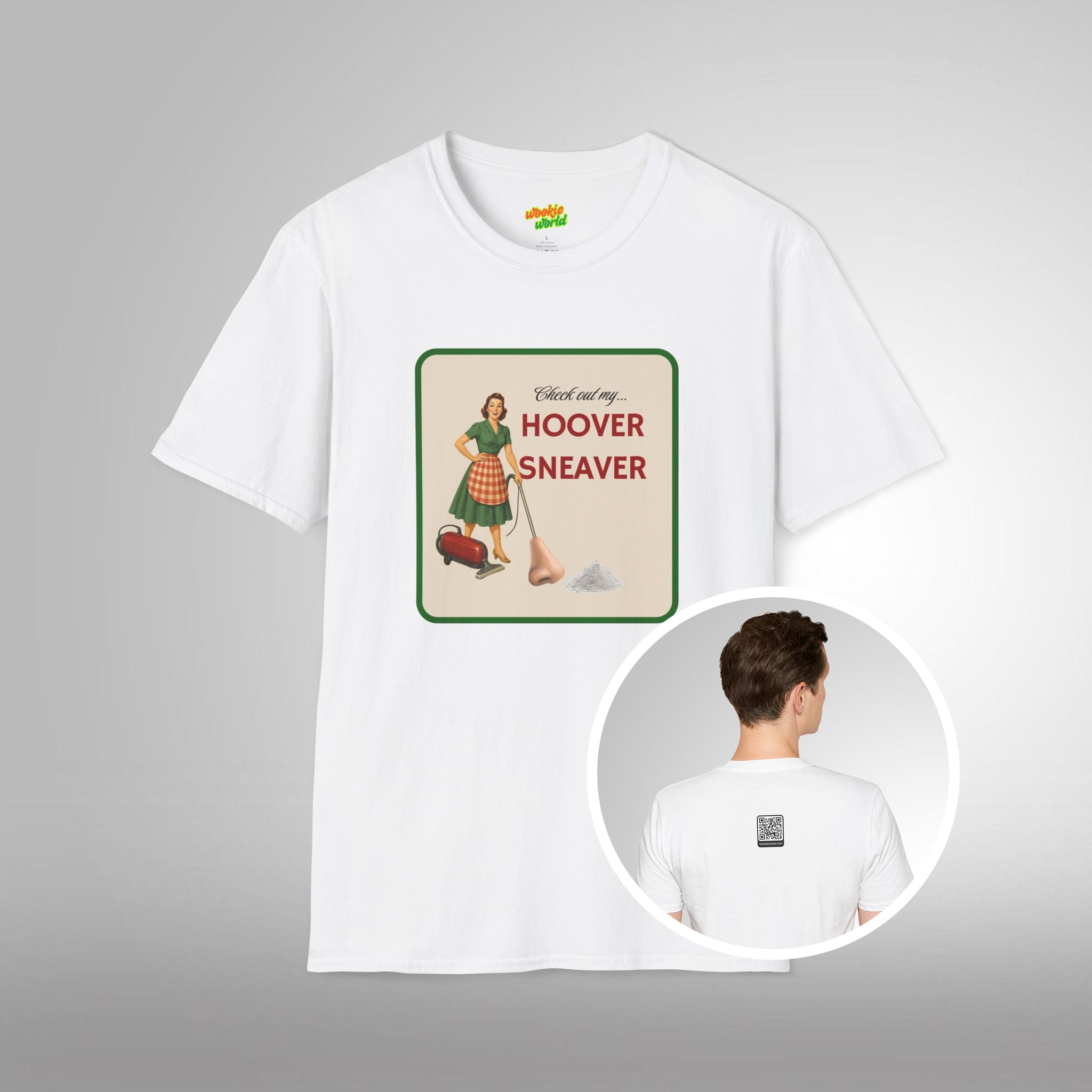 (QR Code) Hoover Sneaver Men's Tee