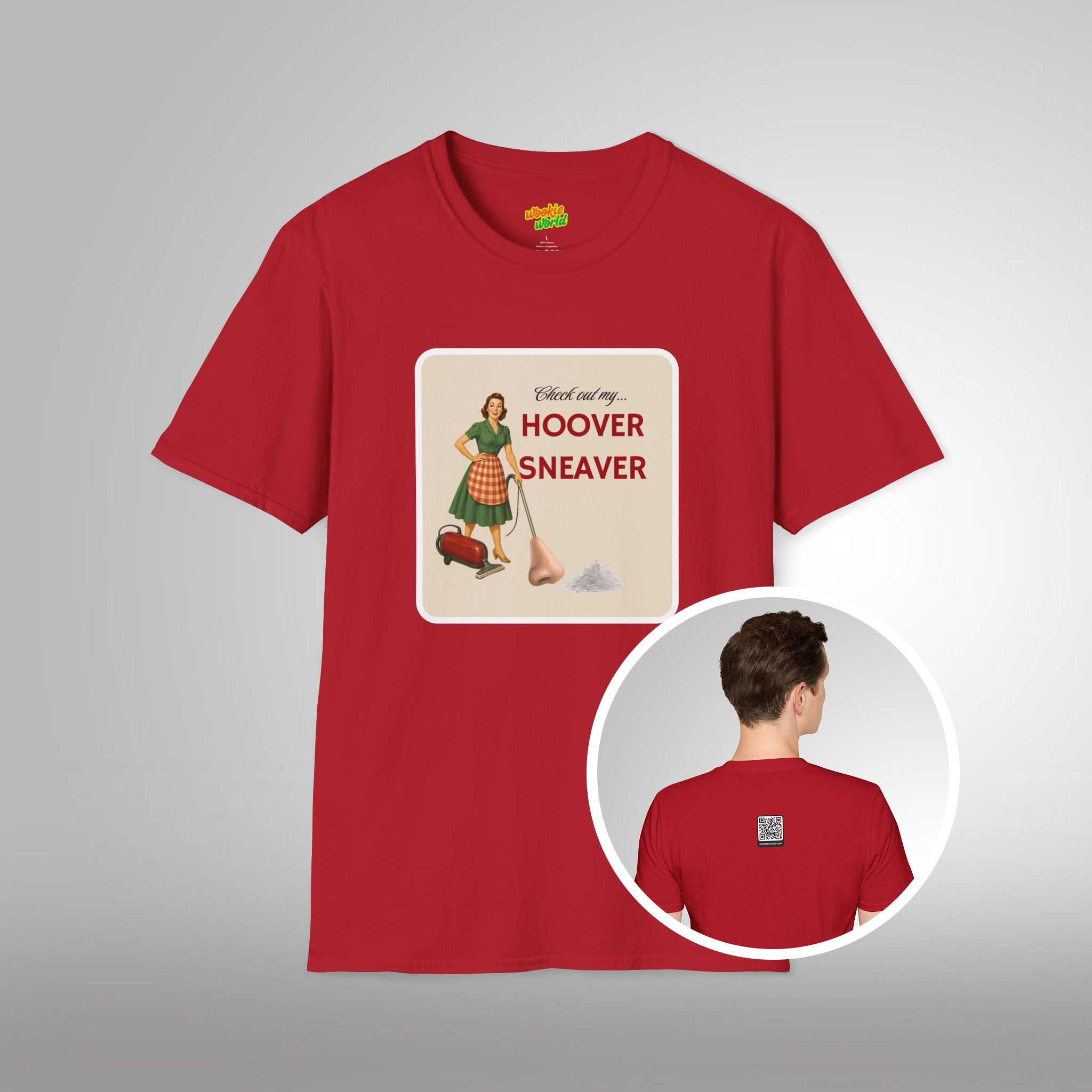 (QR Code) Hoover Sneaver Men's Tee