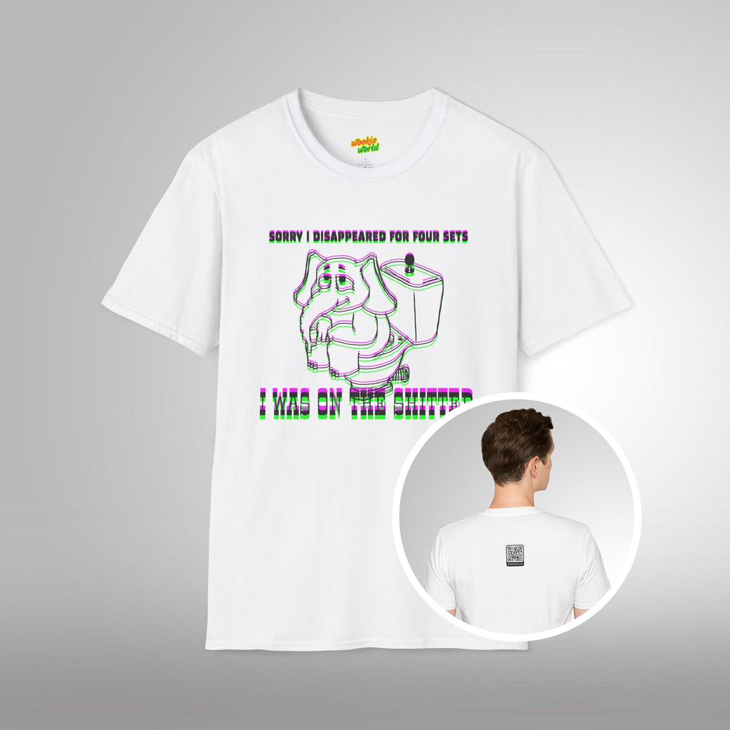 (QR Code) I Was On The Shitter Men's Tee