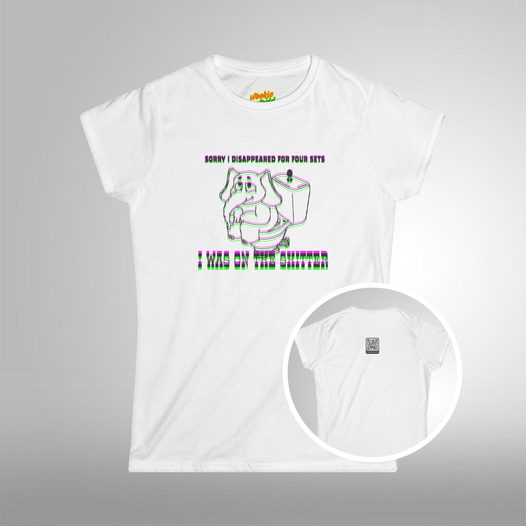 (QR Code) I Was On The Shitter Women's Tee