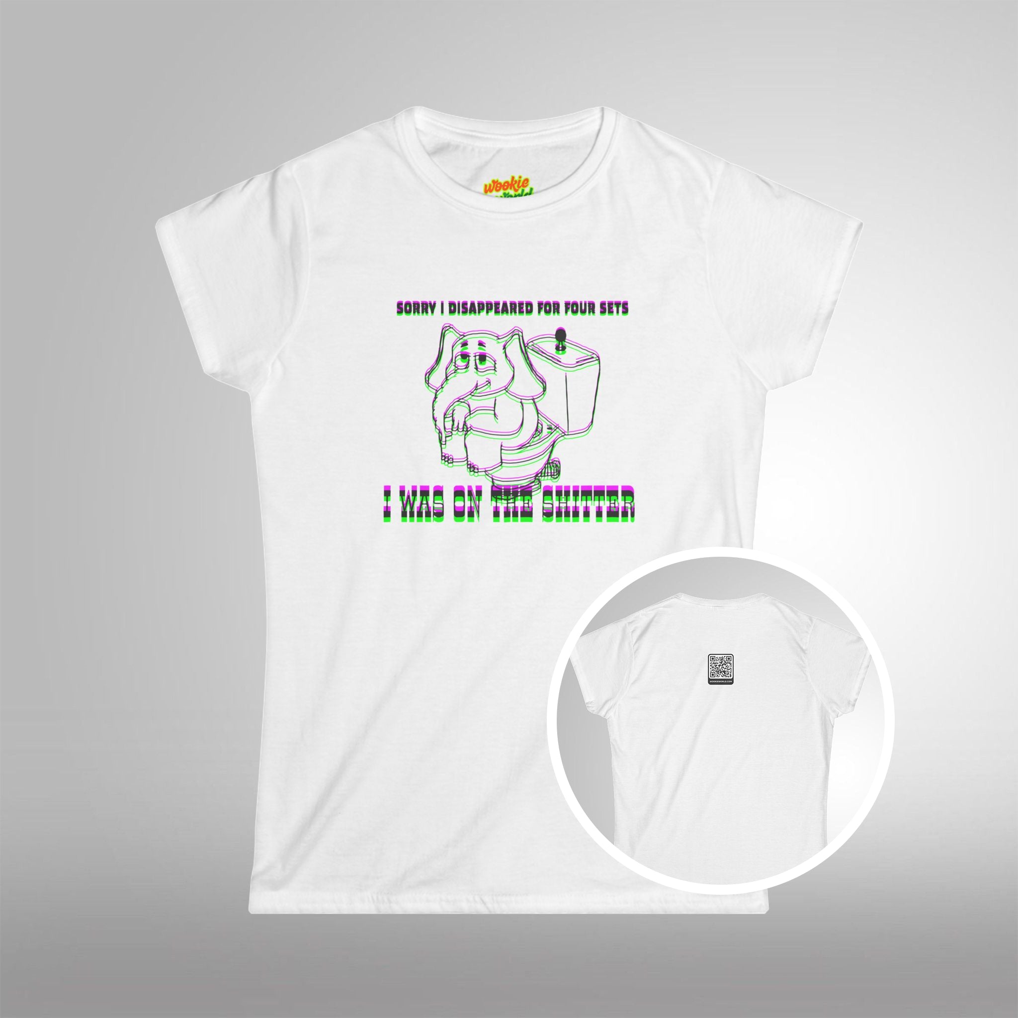 (QR Code) I Was On The Shitter Women's Tee