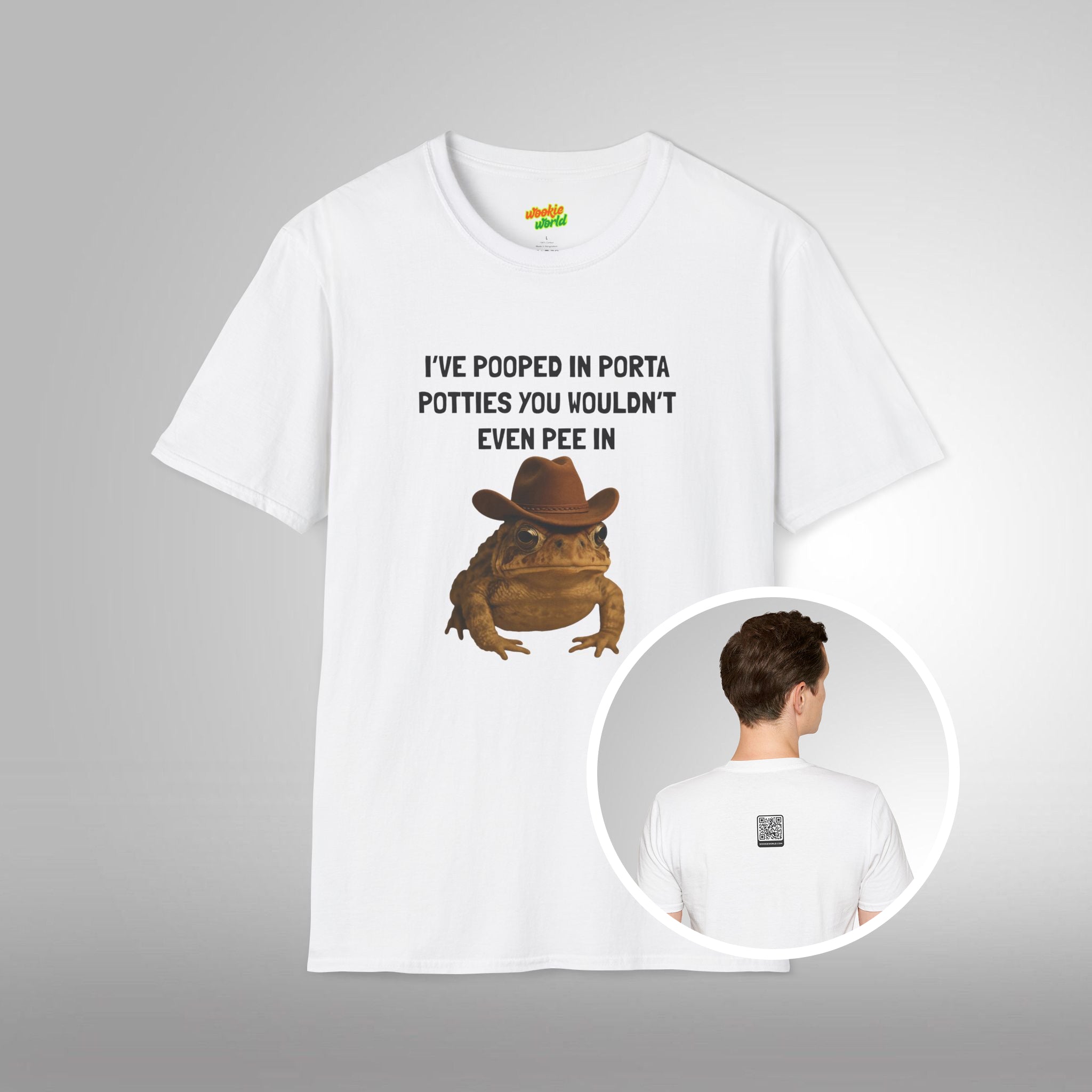 (QR Code) I've Pooped In Porta Potties You Wouldn't Even Pee In Men's Tee
