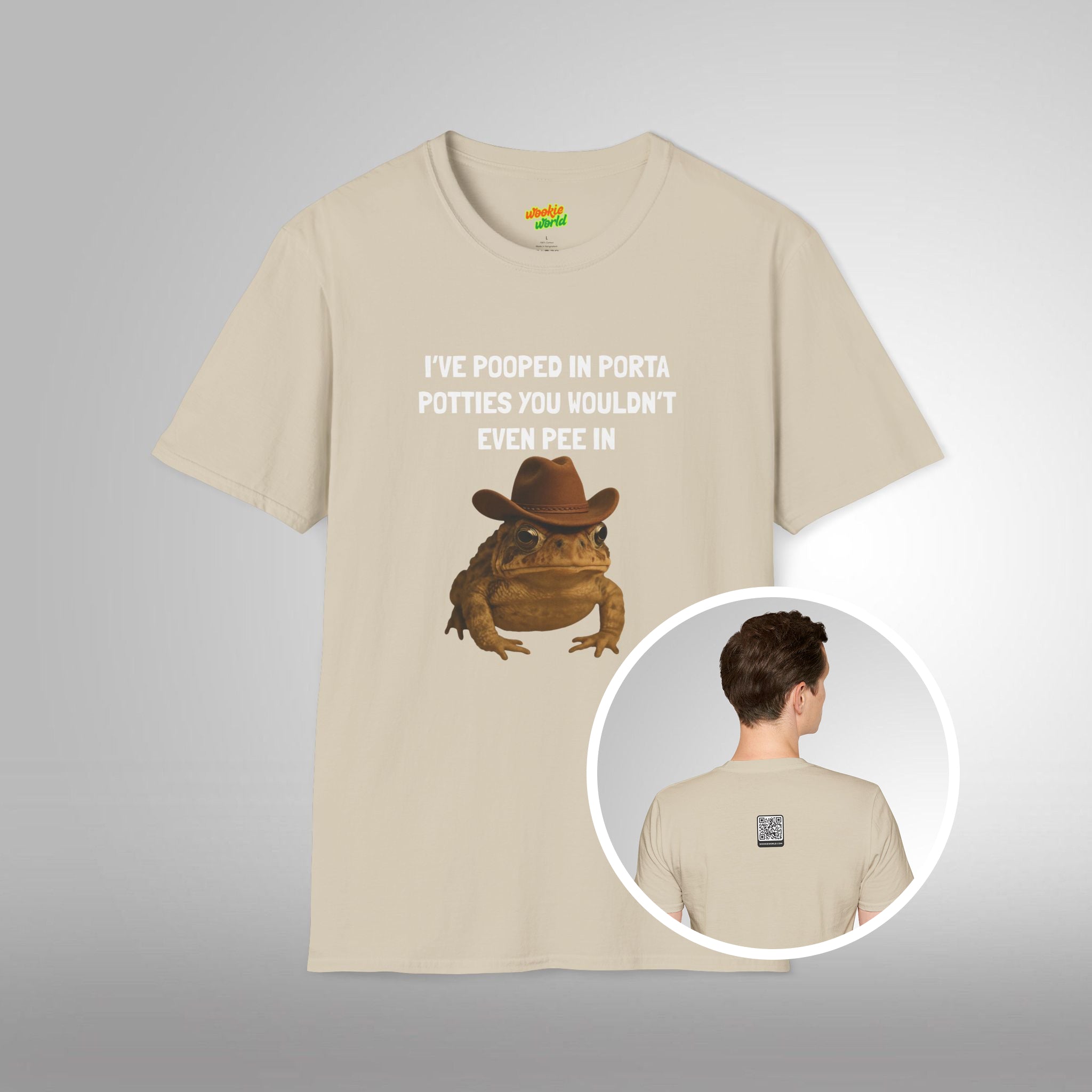 (QR Code) I've Pooped In Porta Potties You Wouldn't Even Pee In Men's Tee