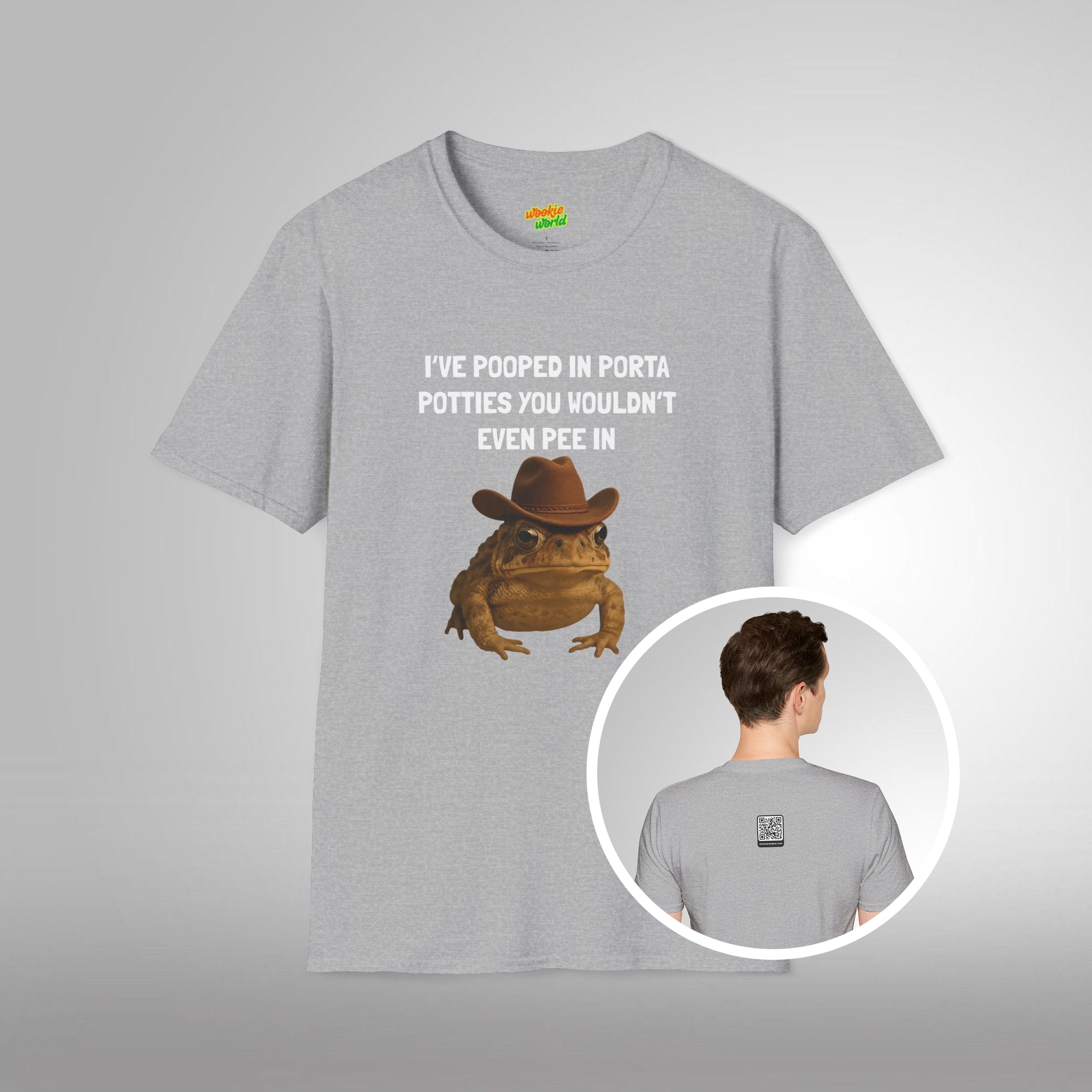 (QR Code) I've Pooped In Porta Potties You Wouldn't Even Pee In Men's Tee