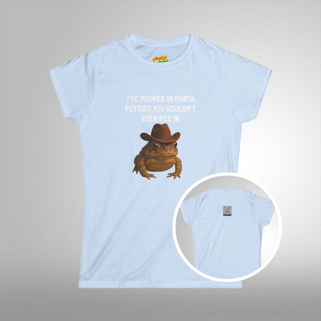 (QR Code) I've Pooped In Porta Potties You Wouldn't Even Pee In Women's Tee