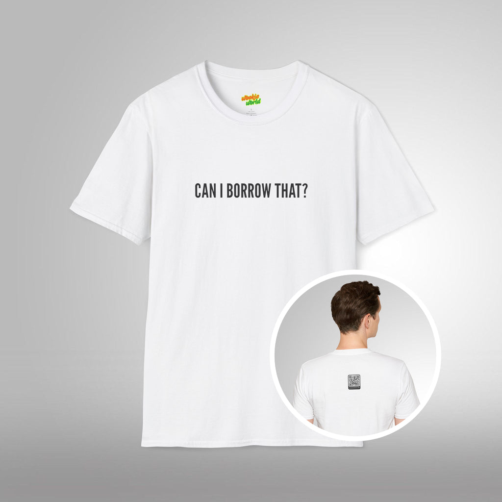 (QR Code) Can I Borrow That Men's Tee