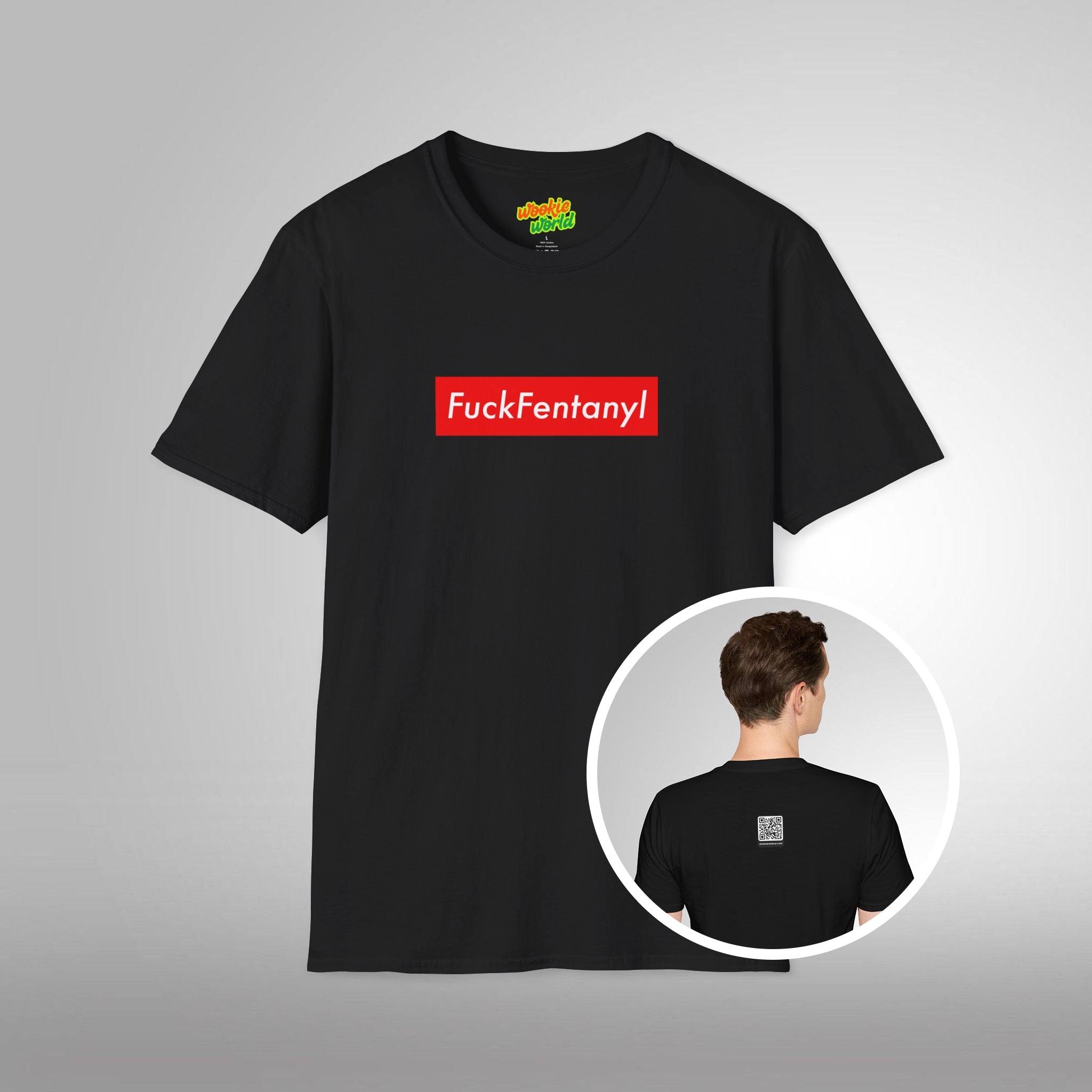 (QR Code) F*ck Fentanyl Men's Tee