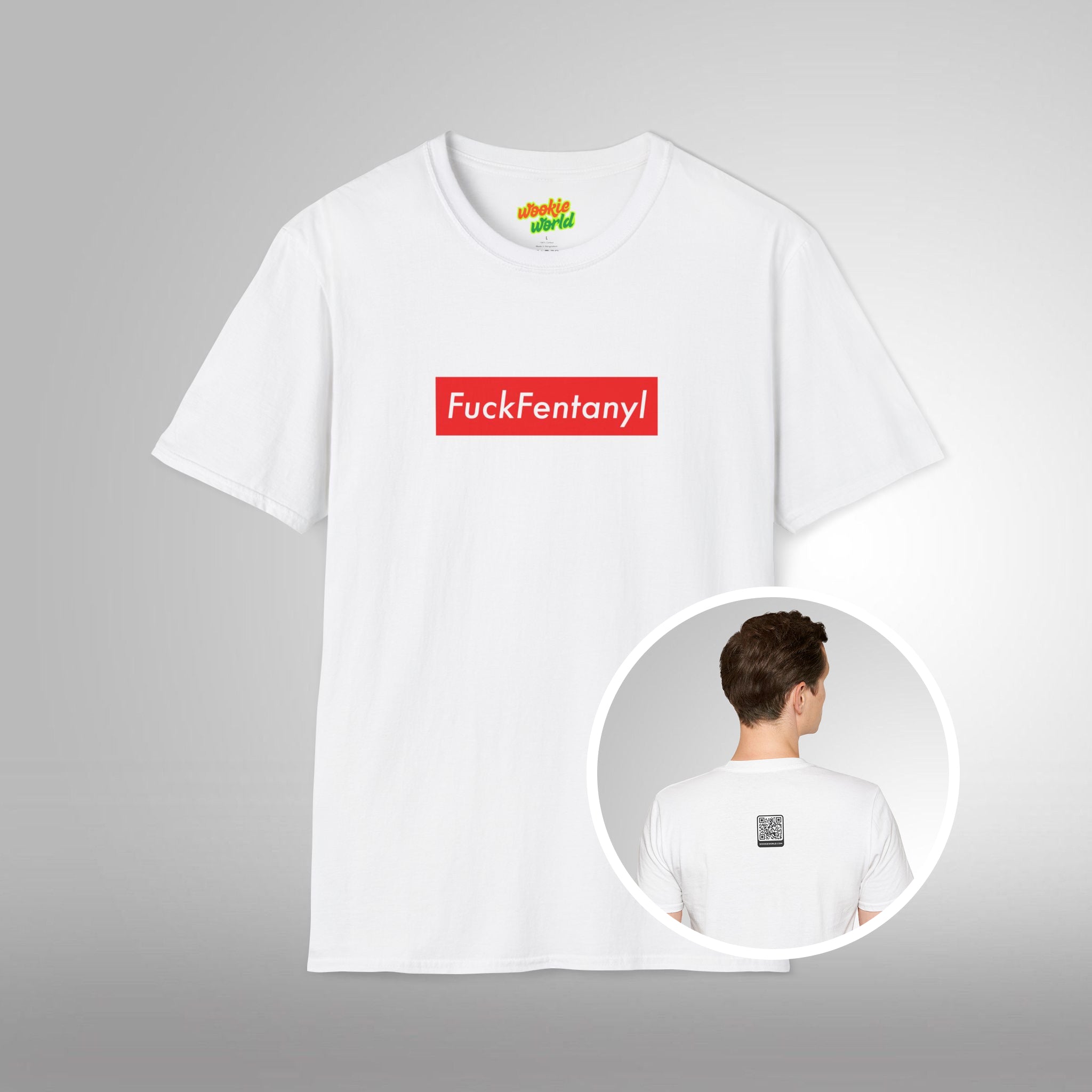 (QR Code) F*ck Fentanyl Men's Tee