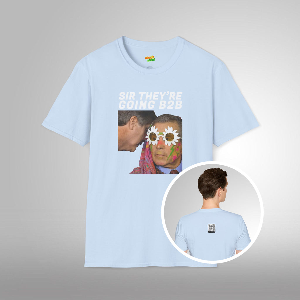 (QR Code) Sir They're Going B2B Men's Tee