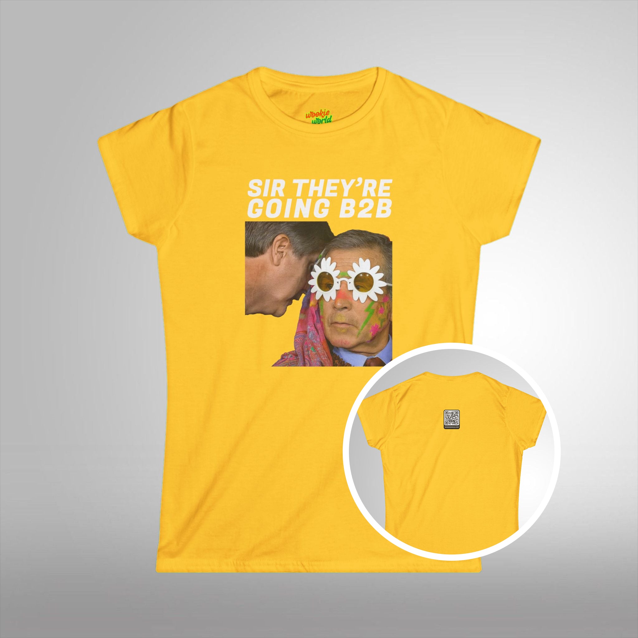 (QR Code) Sir They're Going B2B Women's Tee