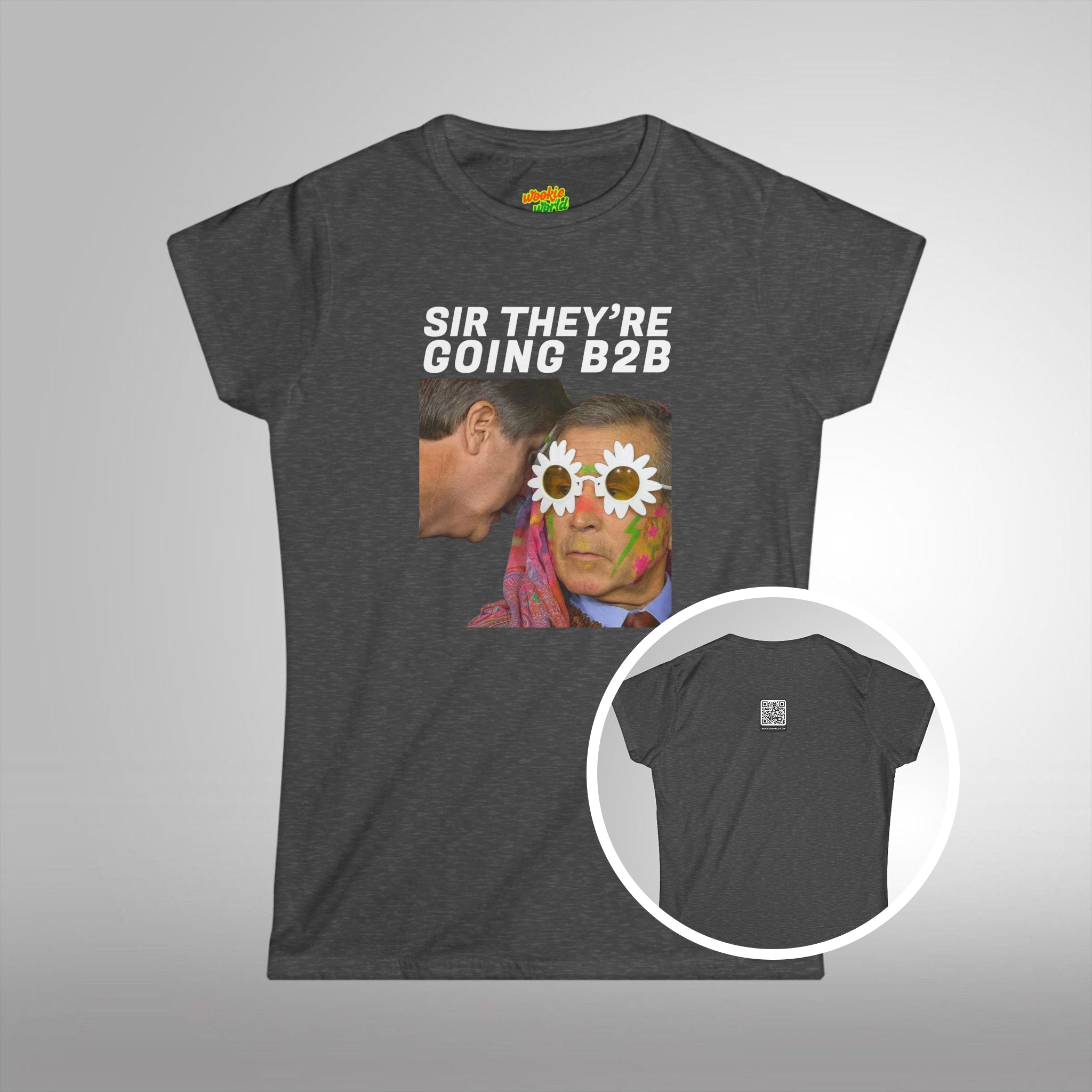 (QR Code) Sir They're Going B2B Women's Tee