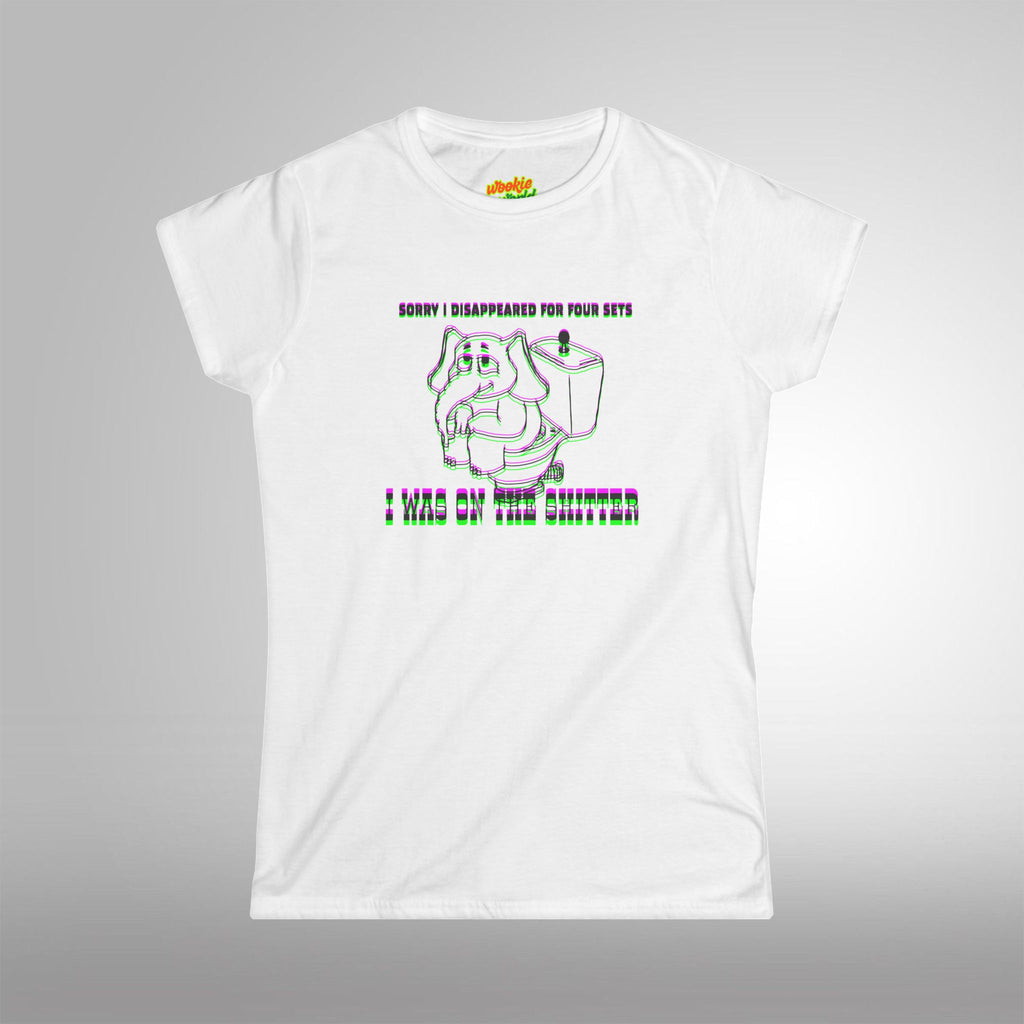 (QR Code) I Was On The Shitter Women's Tee