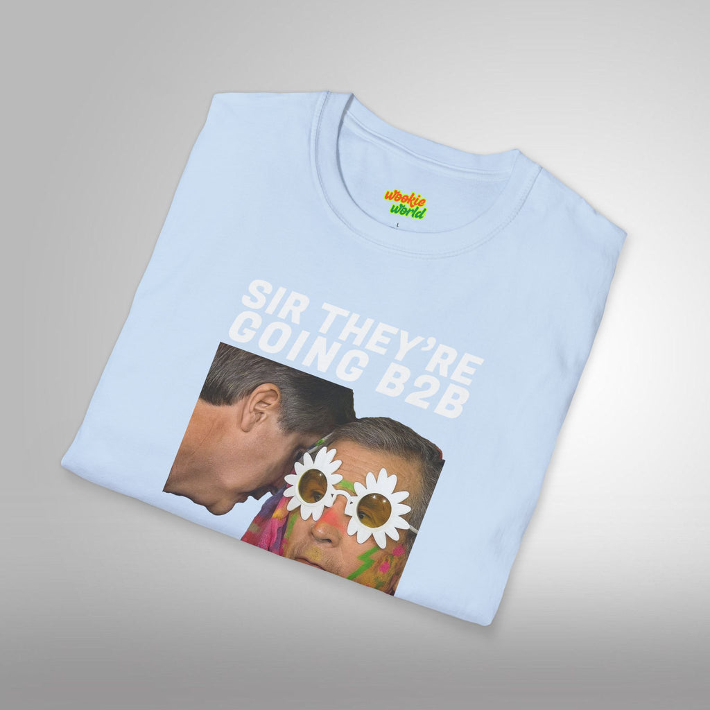 (QR Code) Sir They're Going B2B Men's Tee