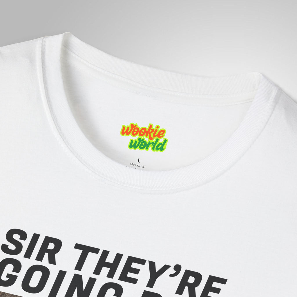 (QR Code) Sir They're Going B2B Men's Tee