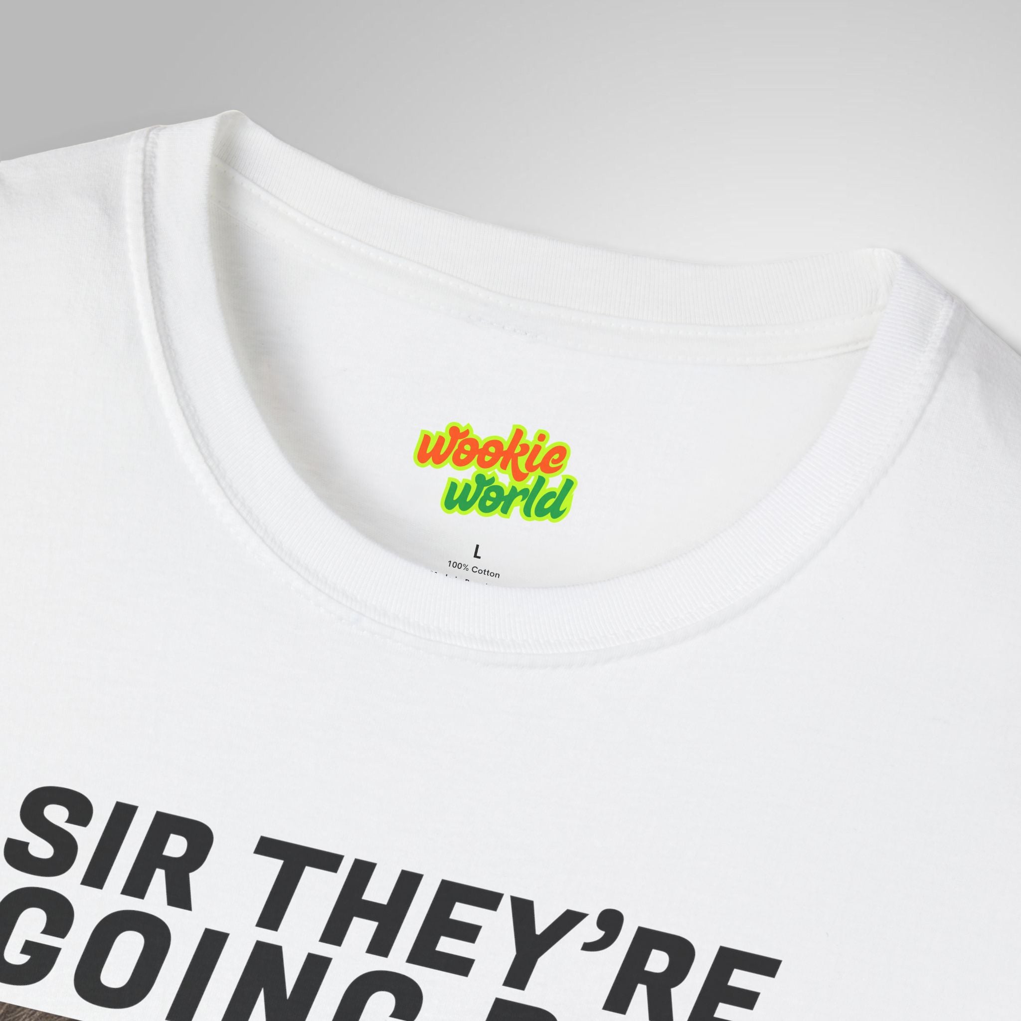 (QR Code) Sir They're Going B2B Men's Tee