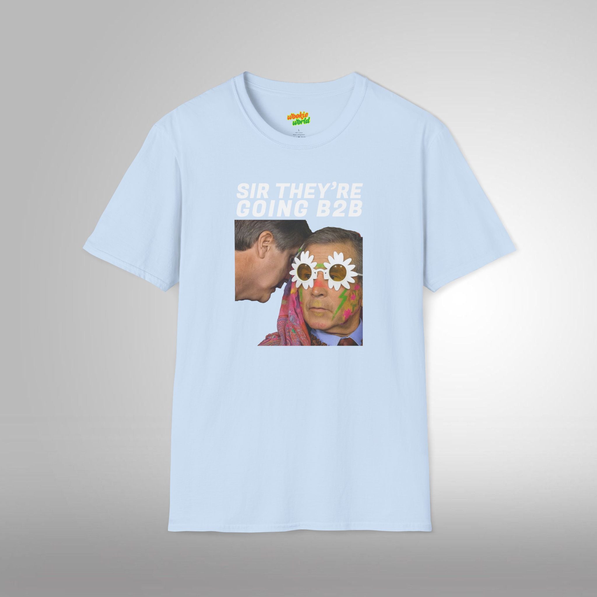 (QR Code) Sir They're Going B2B Men's Tee