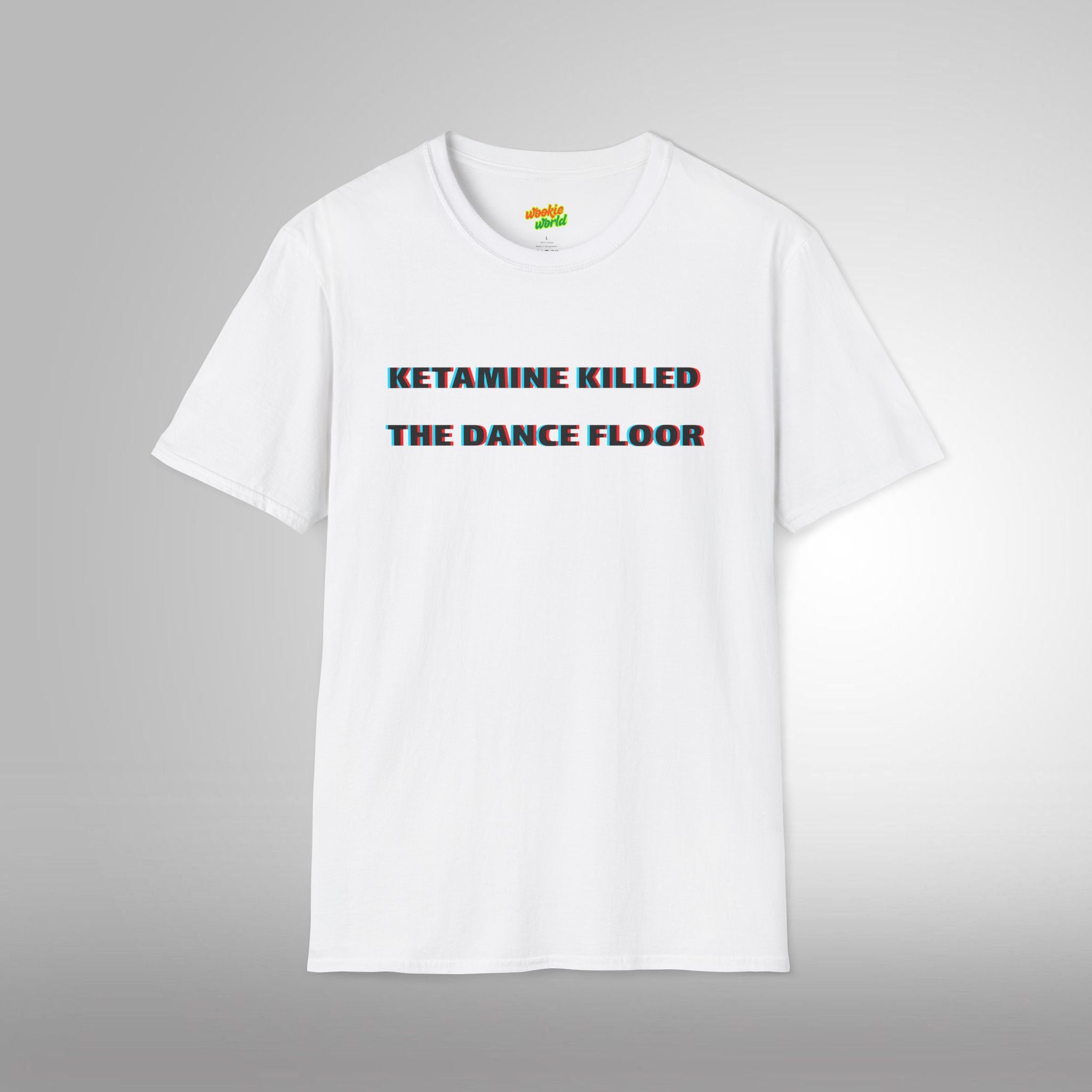 (QR Code) Ketamine Killed The Dance Floor Men's Tee